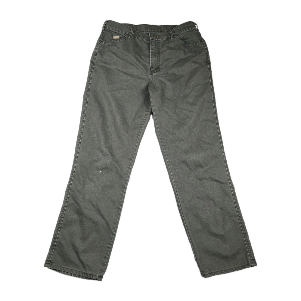 Lee Jeans Women's‎ Size 12 M Y2K Olive Straight Leg Chino Pants